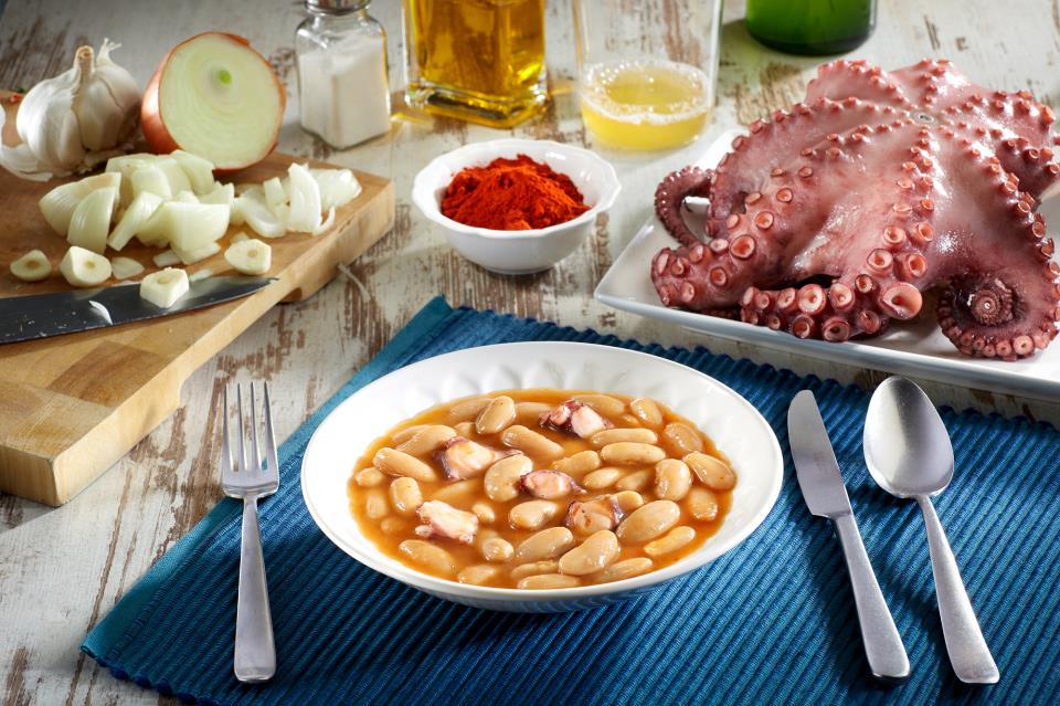 White beans with Octopus